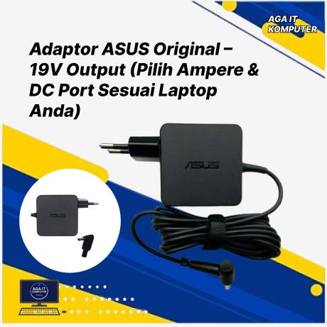 Adaptor ASUS Original – Output 19V 4.74A – DC Port 5.5×2.5mm (65W)