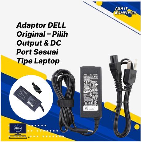 Adaptor DELL Original – Output 19.5V 3.34A – DC PORT 4.5×3.0mm