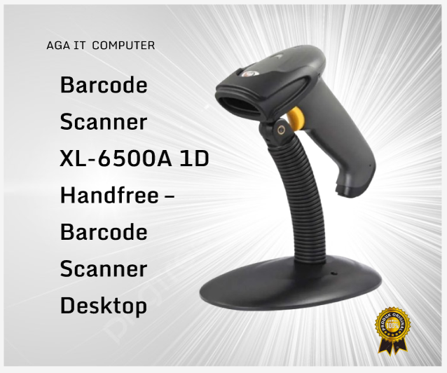 Barcode Scanner XL-6500A 1D Handfree – Barcode Scanner Desktop