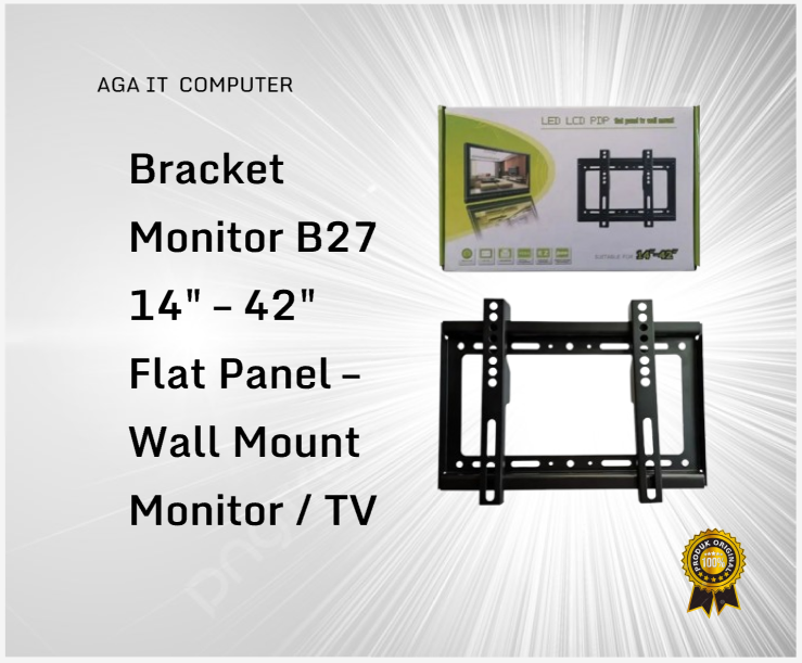 Bracket Monitorr B27 14" – 42" Flat Panel – Wall Mount Monitor / TV