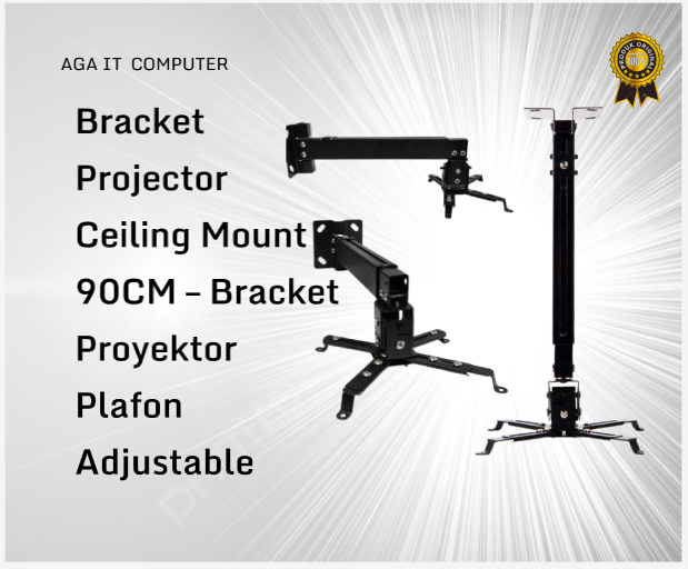 Bracket Projector Ceiling Mount 90CM – Bracket Proyektor Plafon Adjustable
