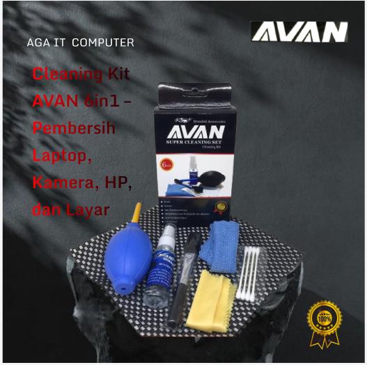 Cleaning Kit AVAN 6in1 – Pembersih Laptop, Kamera, HP, dan Layar Camera Lcd