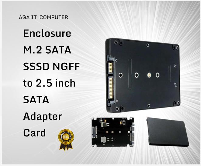 Enclosure M.2 SATA SSD NGFF to 2.5 inch SATA Adapter Card