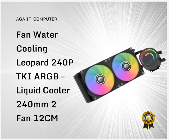Fan Water Cooling Leopard 240P TKI ARGB – Liquid Cooler 240mm 2 Fan 12CM