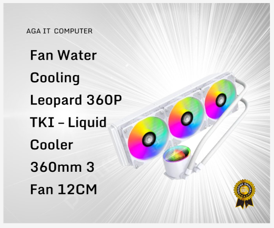 Fan Water Cooling Leopard 360P TKI – Liquid Cooler 360mm 3 Fan 12CM