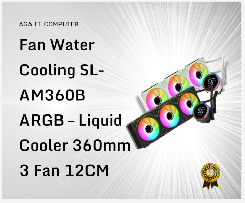 Fan Water Cooling SL-AM360B ARGB – Liquid Cooler 360mm 3 Fan 12CM