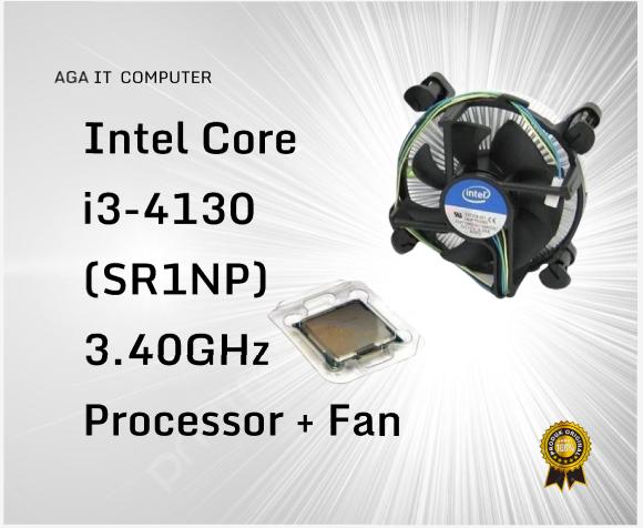 Intel Core i3-4130 (SR1NP) 3.40GHz Processor + Fan