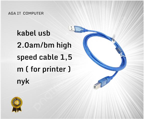 kabel usb 2.0am/bm high speed cable 1,5 m ( for printer ) nyk