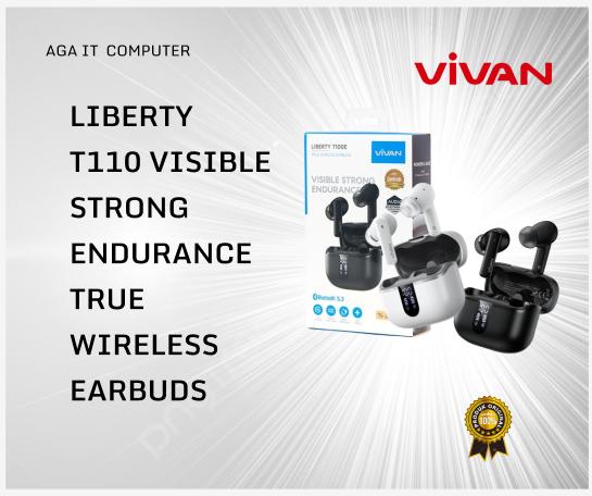 LIBERTY T110 VISIBLE STRONG ENDURANCE TRUE WIRELESS EARBUDS