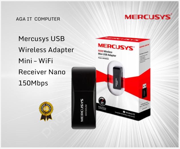 Mercusys USB Wireless Adapter Mini – WiFi Receiver Nano 150Mbps Laptop Pc