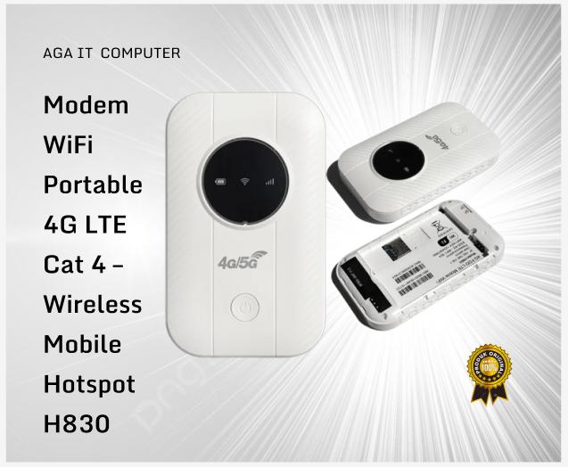 Modem WiFi Portable 4G LTE Cat 4 – Wireless Mobile Hotspot H830