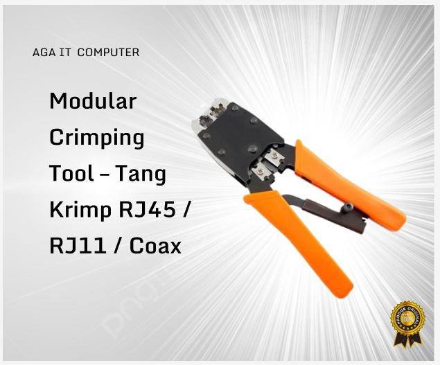 Modular Crimping Tool – Tang Krimp RJ45 / RJ11 / Coax