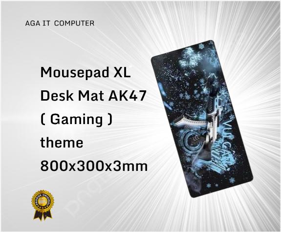 Mousepad XL Desk Mat AK47 ( Gaming ) theme 800x300x3mm