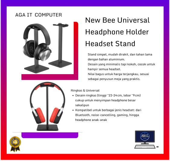 (New Bee) Universal Headphone Holder / Headset Stand