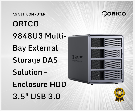 ORICO 9848U3 Multi-Bay External Storage DAS Solution – Enclosure HDD 3.5" USB 3.0