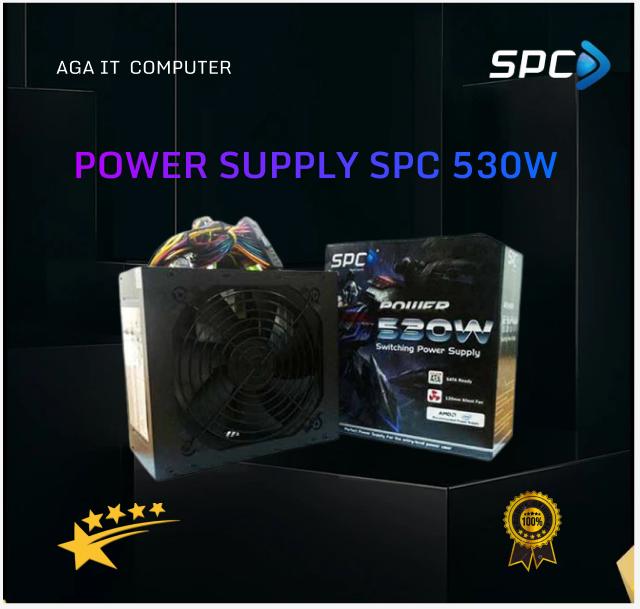 POWER SUPPLY SPC 530W – PSU Komputer Stabil & Hemat untuk PC / Kantor