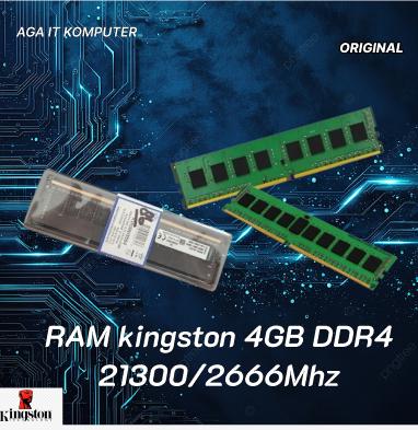 RAM kingston 4GB DDR4 21300/2666Mhz ( original )