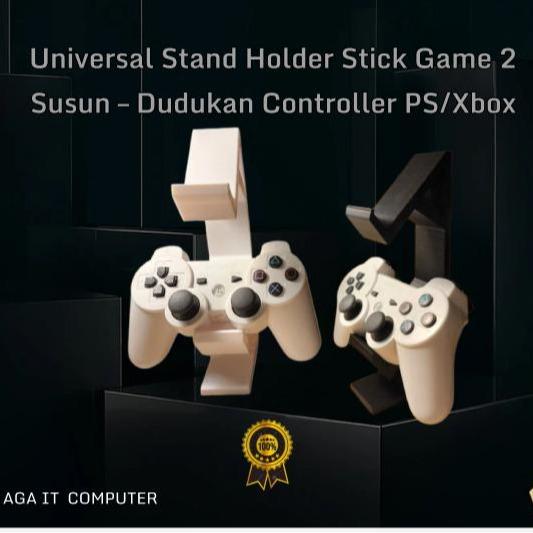 Stand Holder Stick Game 2 Susun – Dudukan Controller (Hanya Dudukan, Tanpa Stick)