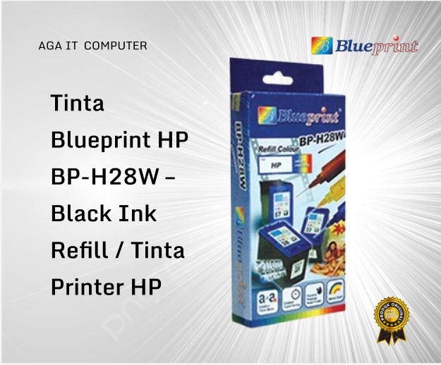 Tinta Blueprint HP BP-H28W – Black Ink Refill / Tinta Printer HP Hitam Toner