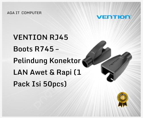 Vention Boots RJ45 VENTION R745 - Pelindung Konektor LAN 50pcs 1 Pack Perlindungan Ekstra Awet Rapi