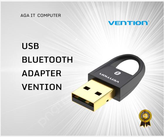 VENTION USB Bluetooth Adapter VENTION – Receiver Bluetooth Mudah Digunakan dengan Koneksi Tanpa Kabel untuk Perangkat Kompatibel
