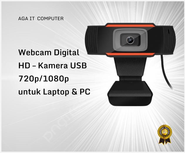 Webcam Digital HD – Kamera USB 720p/1080p untuk Laptop & PC Computer